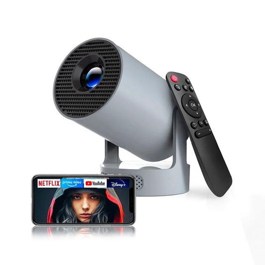 RoomBeam Mini Projector 4K 1080P Support + 5W Soundbase